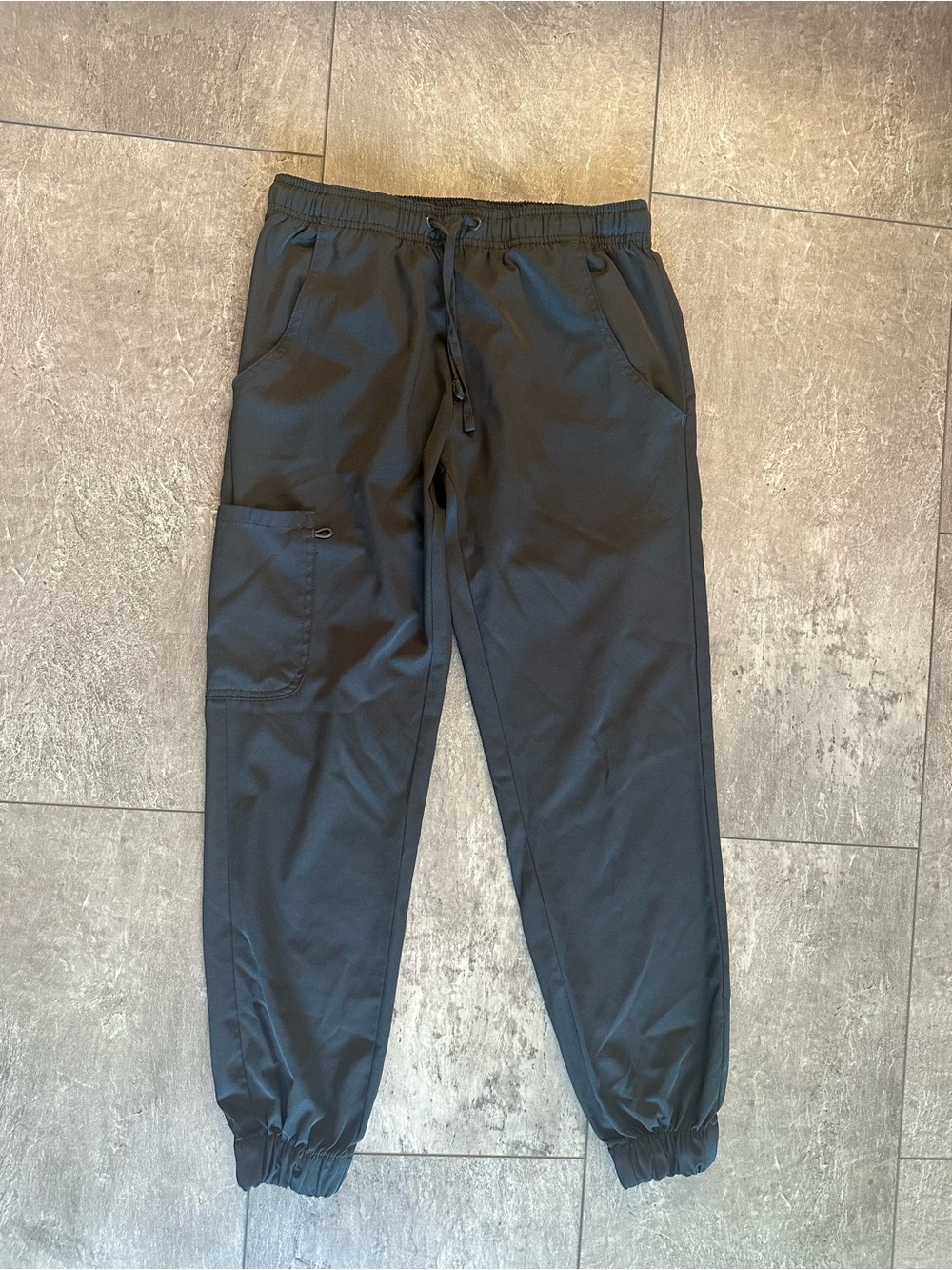 Mini Marilyn by MediChic Charcoal Gray Scrub Jogger Pants Bottoms Size Small EUC